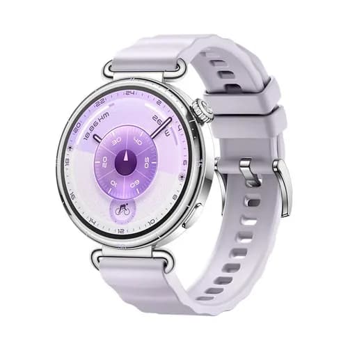 Smartwatch Gt 6 41mm Caucho Morado Para Mujer Huawei Plateado Caucho Morado Milanés