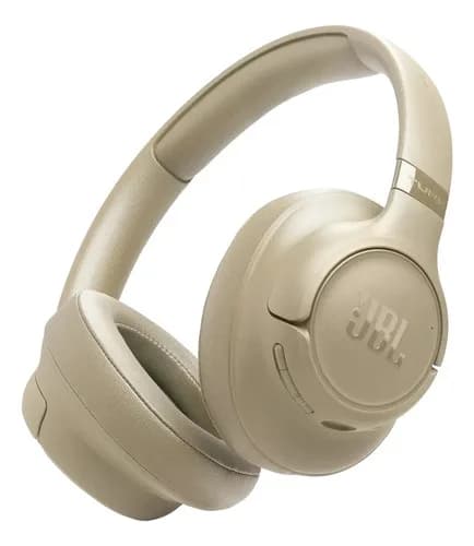 Audifonos Inalambricos Jbl Tune 730bt Bluetooth 6.0 Over-ear Diadema Plegables Bateria Hasta 76h Sonido Pure Bass Con 2 Microfonos Carga Rapida Beige Dorado