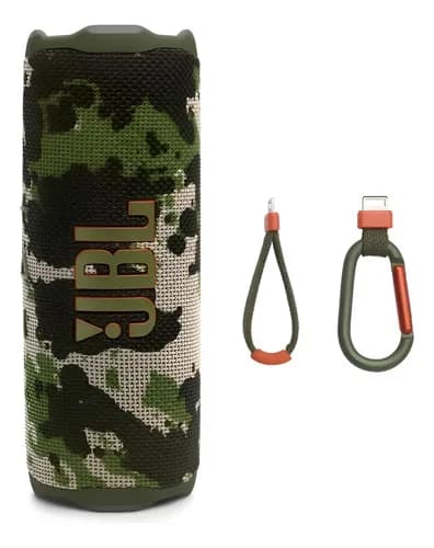 Bocina Portátil Jbl Flip 7 Parlante Con Bluetooth Camuflado Squad