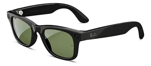Lentes De Sol Electrónico Ray Ban Meta Wearable Negro Brilla