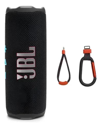 Bocina Jbl Flip 7 Portátil Con Bluetooth Negro Naranja Negro