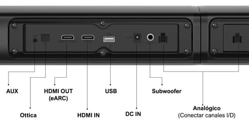 Barra De Sonido Bluetooth Desmontable Ultimea Apollo S60 Negro - 4
