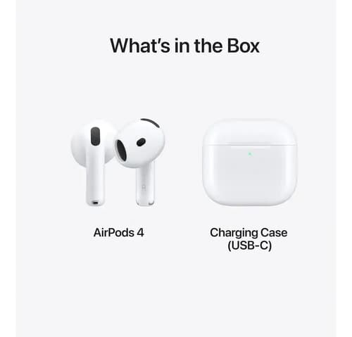 Apple - AirPods 4 - White Blanco - 5