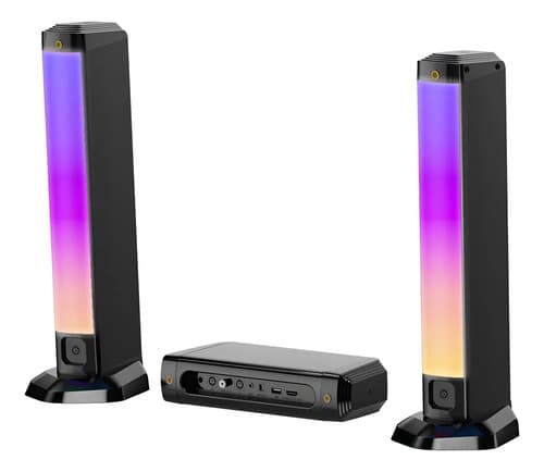 Barra De Sonido Ultimea Apollo S70 Bluetooth Luz Led Negro