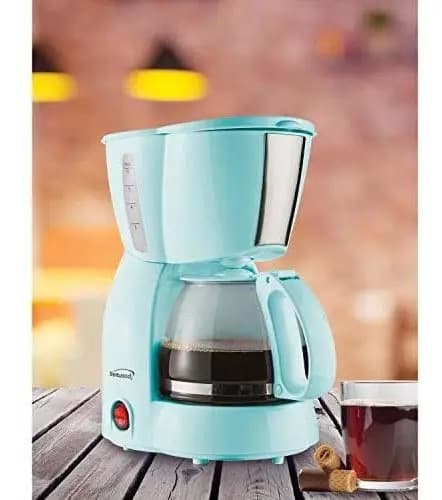 Prensa Francesa Brentwood Ts-213bl Cafetera Para 4 Tazas, Az Azul - 6