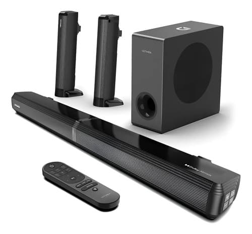 Barra De Sonido Bluetooth Desmontable Ultimea Apollo S60 Negro