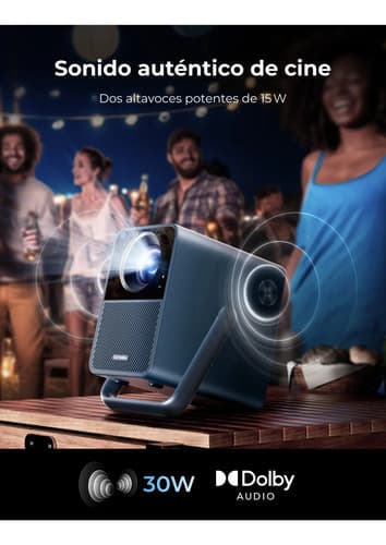 Proyector Ultimea Poseidon E40 Portátil Todo En Uno Azul Oscuro - 6