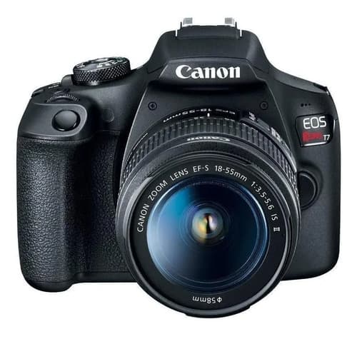  Canon Eos Rebel Kit T7 + Lente 18-55mm Is Ii Dslr Negro - 2