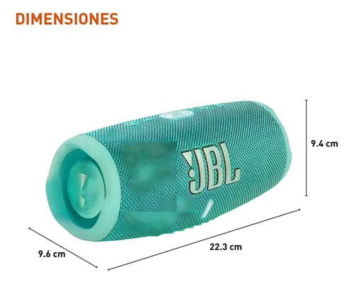 Bocina Jbl Charge 5 Jblcharge5 Portátil Con Bluetooth Waterproof Teal - 7