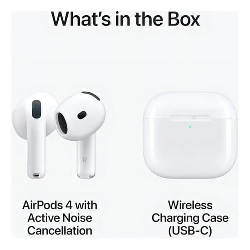 AirPods Apple 4a Gen Mxp93ll/a In-ear Blanco Tws Blanco - 4
