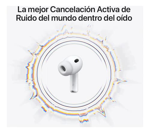 Apple AirPods Pro 3 Color Blanco Con Cancelación De Ruido Blanco - 3