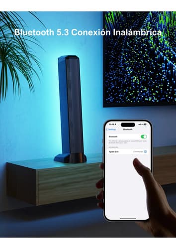 Barra De Sonido Ultimea Apollo S70 Bluetooth Luz Led Negro - 5