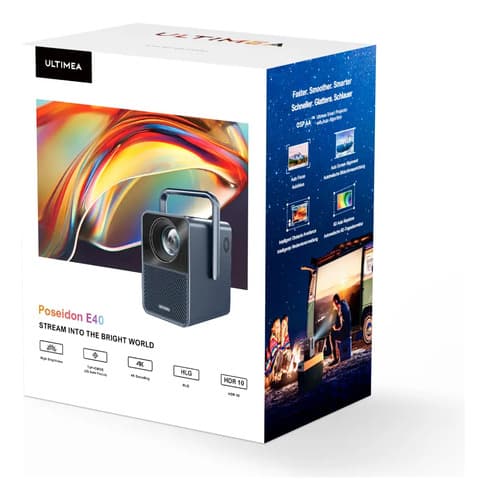 Proyector Ultimea Poseidon E40 Portátil Todo En Uno Azul Oscuro - 8