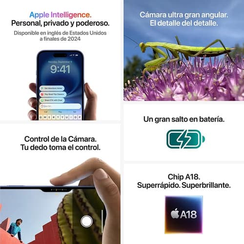 Apple iPhone 16 (128 Gb) - Blanco - Excelente (Reacondicionado) - 9