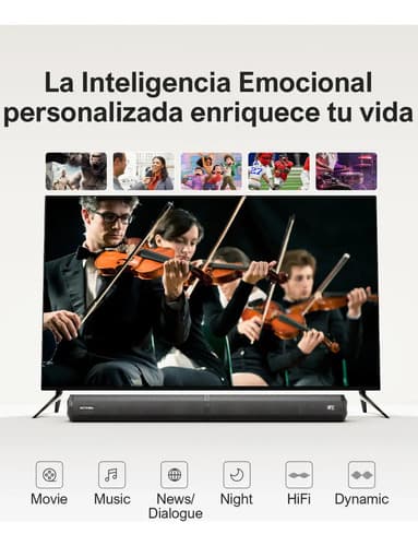 Barra De Sonido Ultimea Apollo S40 Negro Bluetooth Dts Dolby Atmos Usb - 8