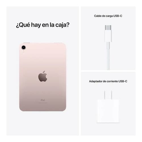 Apple iPad Mini (6ª Generación) 8.3  Wi-fi 64gb - Rosa Rosa - 10