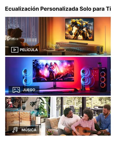 Barra De Sonido Bluetooth Desmontable Ultimea Apollo S60 Negro - 2